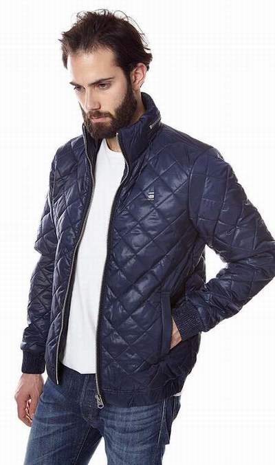 doudoune g star homme bleu